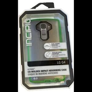 Incipio [Clear] Octane Case for LG G4 - Frost/Neon Green